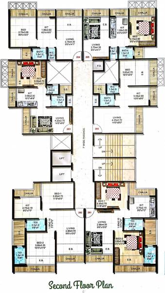 Images for Cluster Plan of A K Hitech Patel Royal