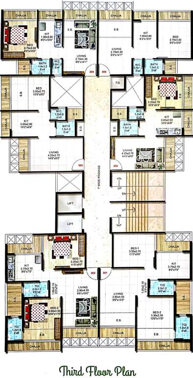 Images for Cluster Plan of A K Hitech Patel Royal
