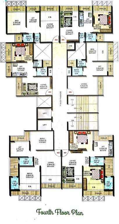 Images for Cluster Plan of A K Hitech Patel Royal