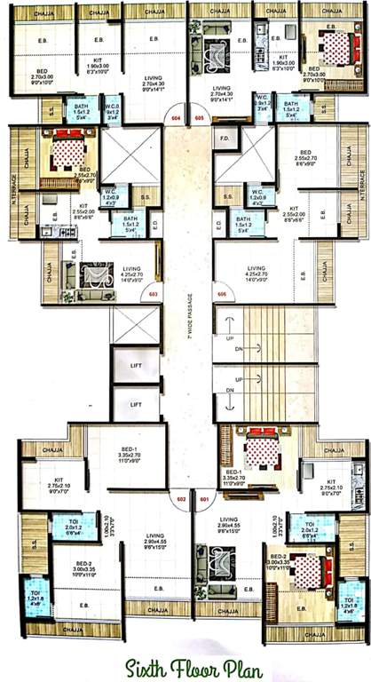 Images for Cluster Plan of A K Hitech Patel Royal