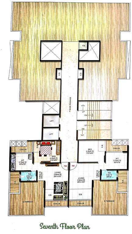 Images for Cluster Plan of A K Hitech Patel Royal