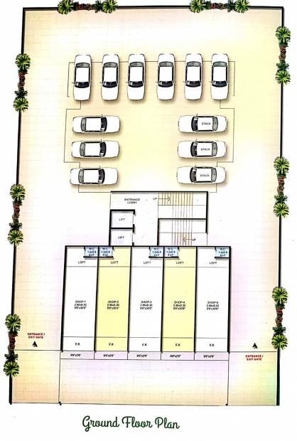 Images for Cluster Plan of A K Hitech Patel Royal