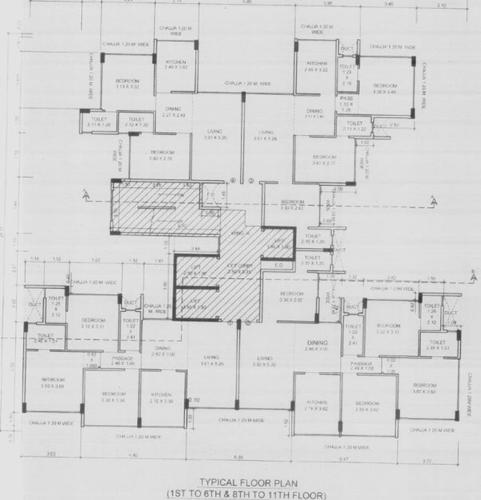 sale-building-no-14-phase-1 Mangal Moorti Complex Building Number 14 Cluster Plan