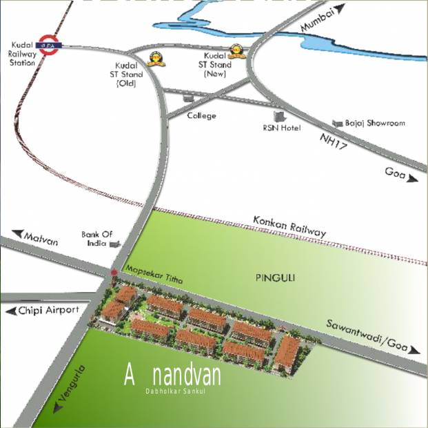 Images for Location Plan of Consortexe Anandvan Dabholkar Sankul Phase 2