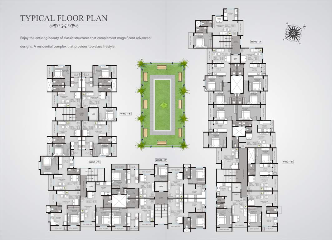  homes Building 1 Cluster Plan