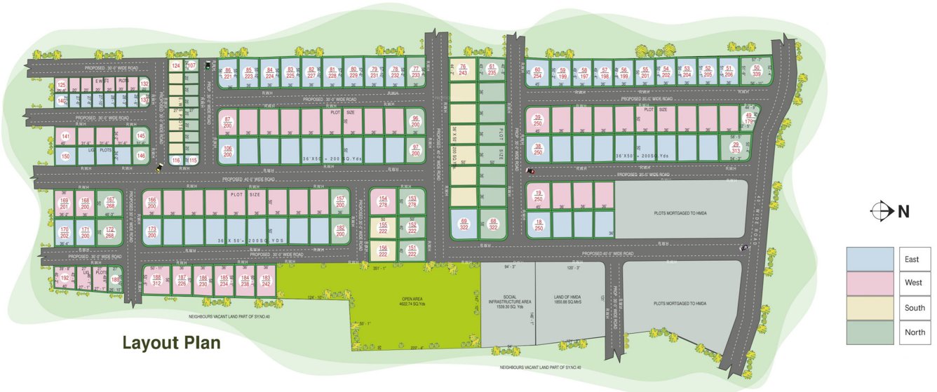 Images for Layout Plan of Avani Serene Hills County