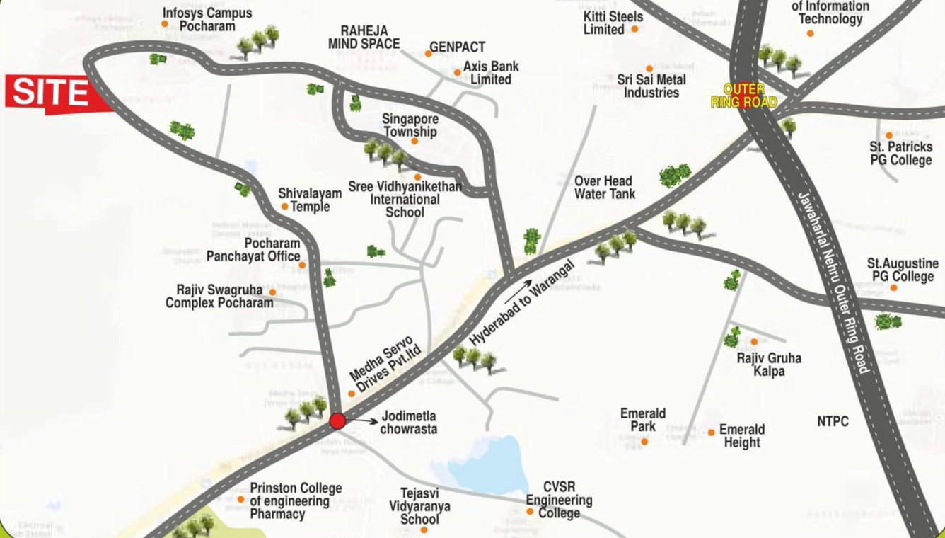 Images for Location Plan of Avani Serene Hills County