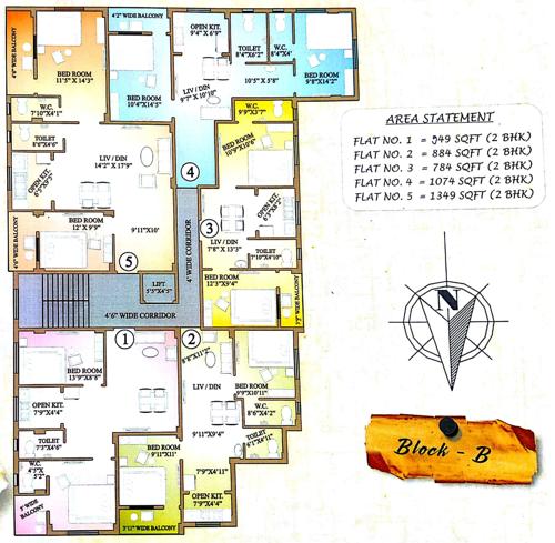 Images for Cluster Plan of Supar Megha Green Residency