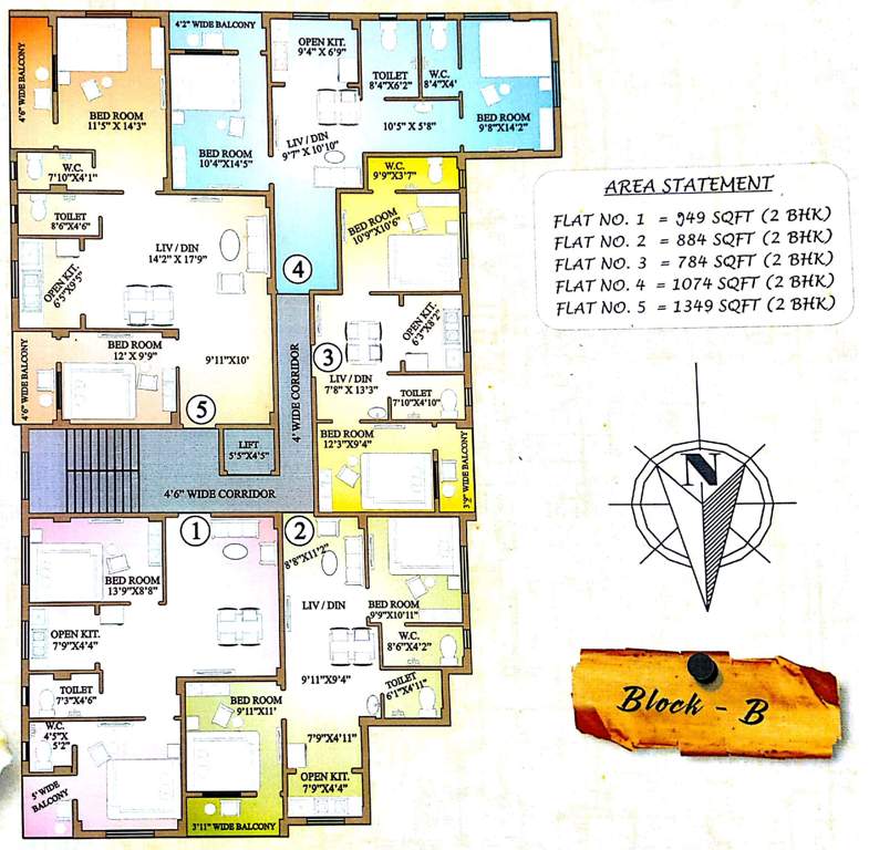 Images for Cluster Plan of Supar Megha Green Residency