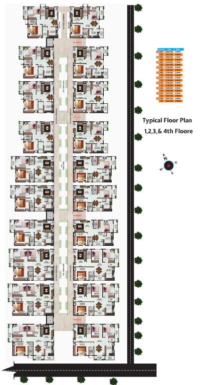  ashoka legend block a Images for Cluster Plan of Sunrise Ashoka Legend