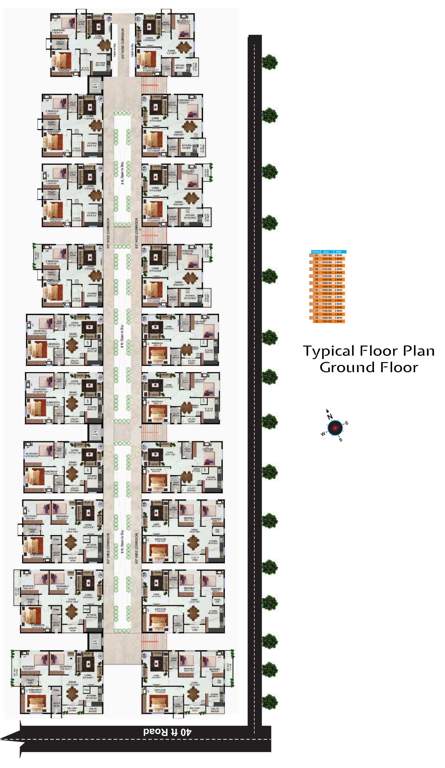  ashoka legend block a Images for Cluster Plan of Sunrise Ashoka Legend