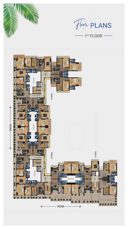  dreamz goa WING A B C Cluster Plan