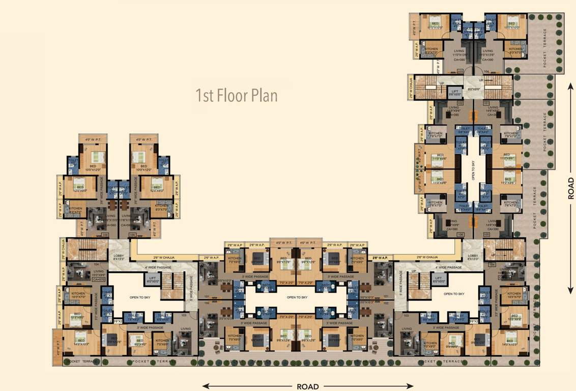  dreamz goa WING A B C Cluster Plan