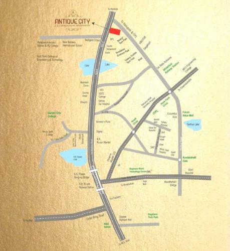  antique-city Images for Location Plan of Subham Antique City