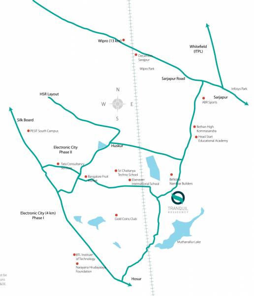 Images for Location Plan of Sri Tirumala Tranquil Residency