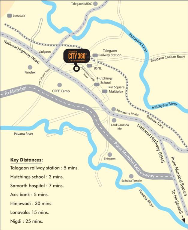 Images for Location Plan of Mantra City 360 Phase 06