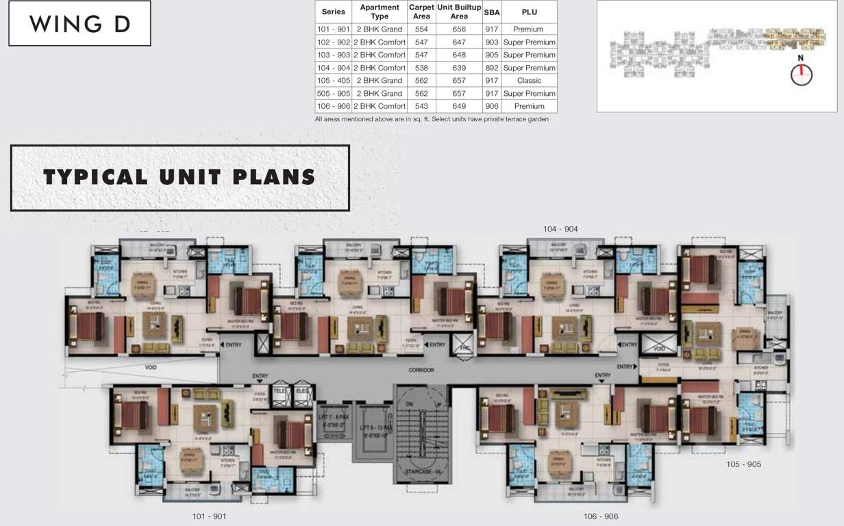  too good homes Images for Cluster Plan of Provident Too Good Homes