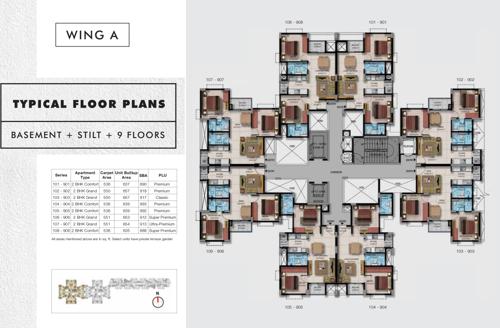  too-good-homes Images for Cluster Plan of Provident Too Good Homes