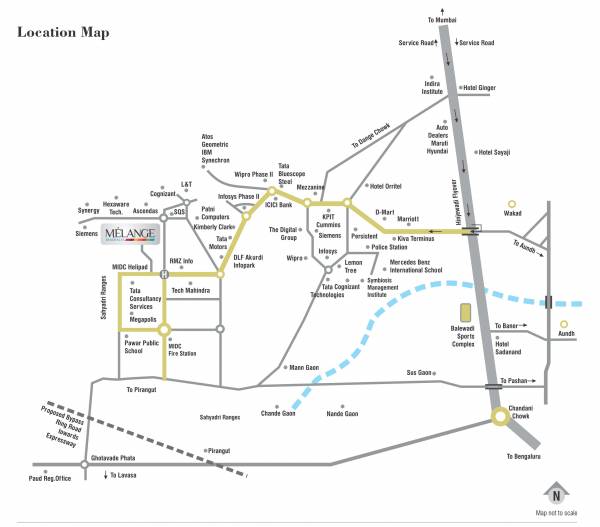 Location Plan melange-residences-phase-iii Location Plan