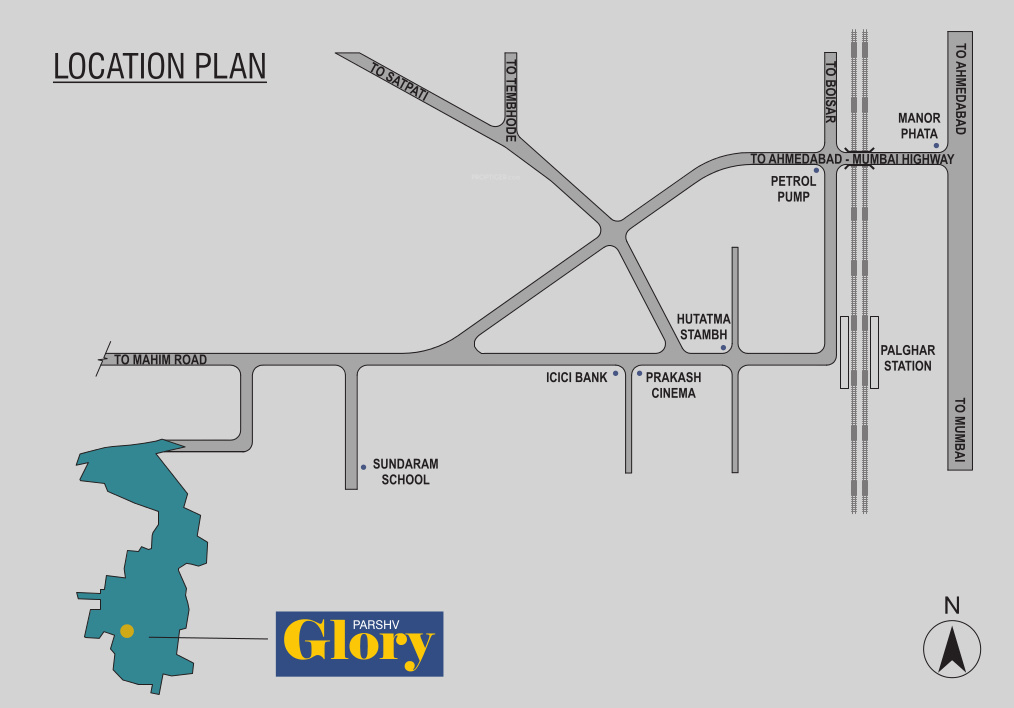 Images for Location Plan of Parshv Glory