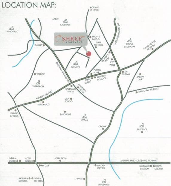 Images for Location Plan of Nandini Mangaldeep Vishnu Shree Apartment Phase 2