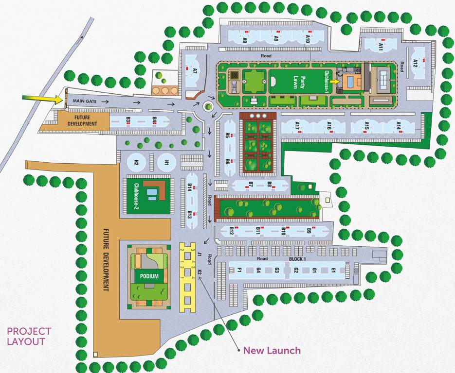 Images for Layout Plan of Kumar Park Infinia I1 I2 I3 J2 J3 And K1