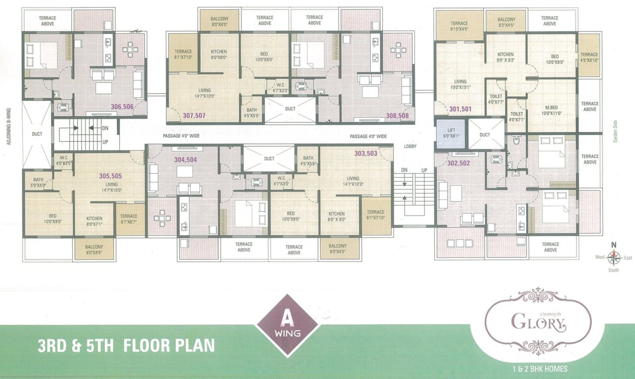 Images for Cluster Plan of Grow More Glory A And B Wing