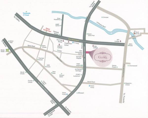 Images for Location Plan of Grow More Glory A And B Wing