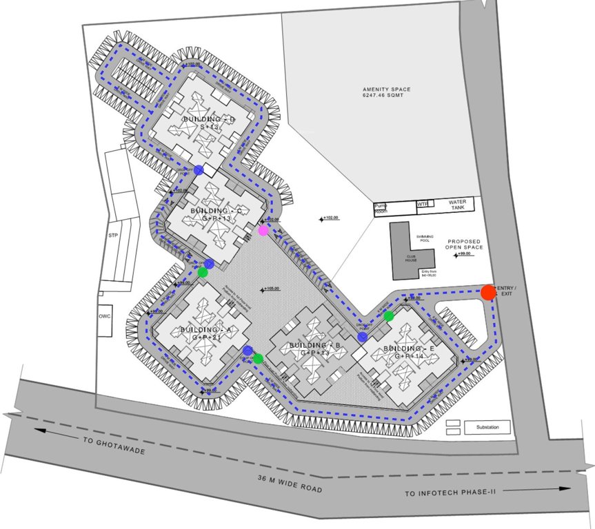 Images for Layout Plan of Kohinoor Tinsel Town Phase II