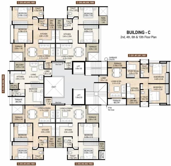 Images for Cluster Plan of Silveroak Saisha B Wing And C Wing