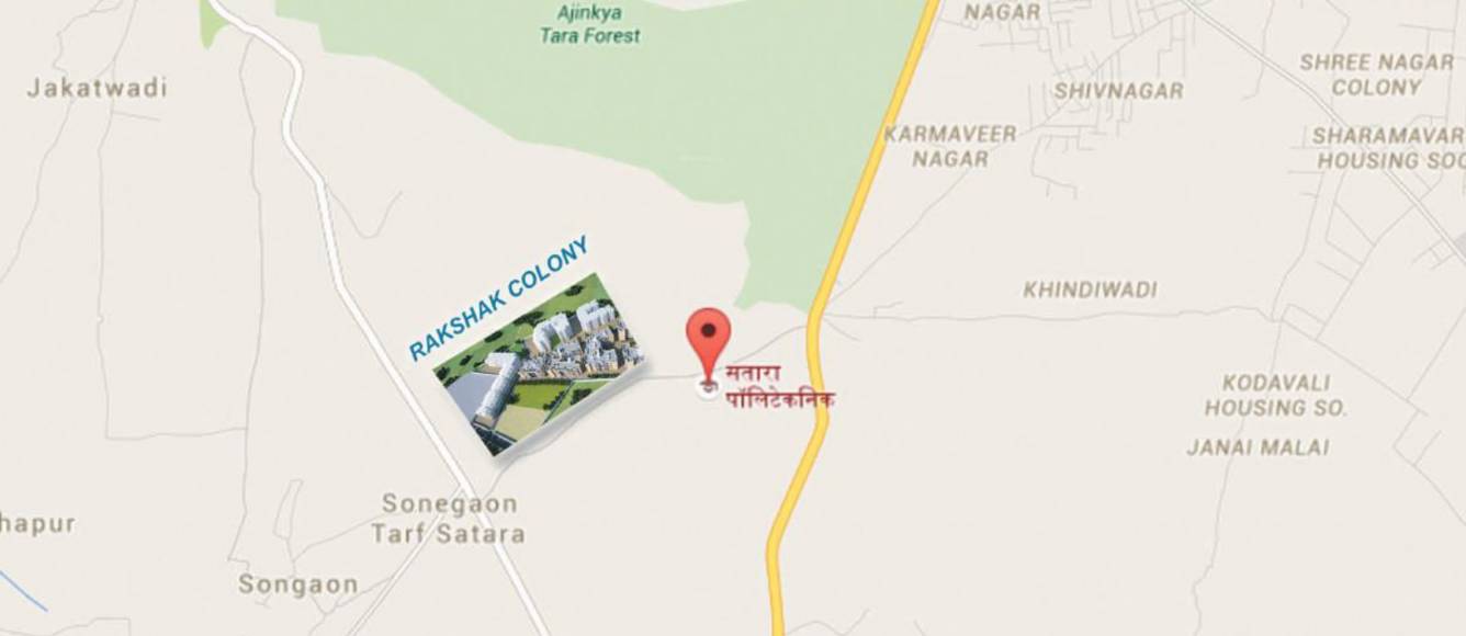 Images for Location Plan of Rakshak Colony Plot 3 B C D Wings