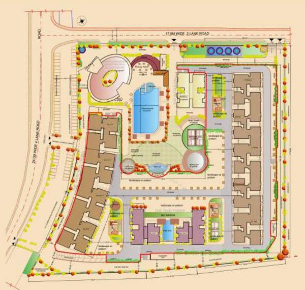Layout Plan waterfall-gateway-river-block Layout Plan