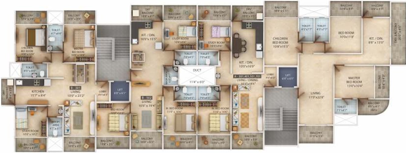 Images for Cluster Plan of Kotibhaskar Gauritanay