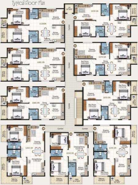 Images for Cluster Plan of Home Town The Address