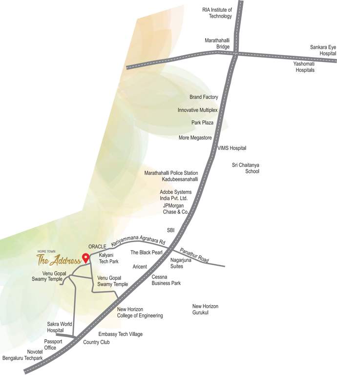 Images for Location Plan of Home Town The Address