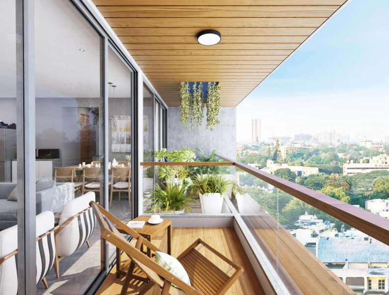  loft gardens Balcony