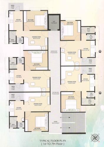 Images for Cluster Plan of Fortune Aashiyana Residency
