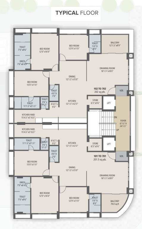 Images for Cluster Plan of Aavkar Adinath Residency