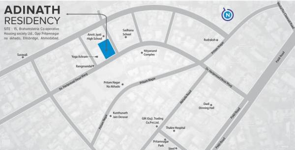 Images for Location Plan of Aavkar Adinath Residency
