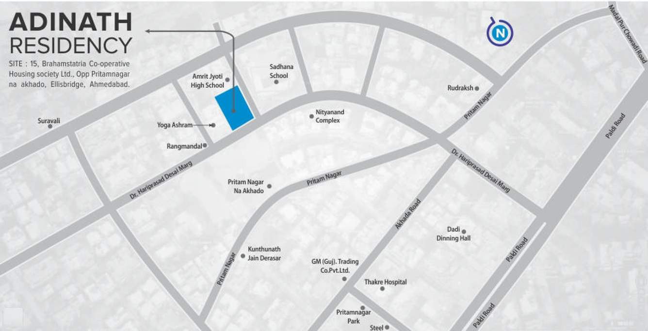 Images for Location Plan of Aavkar Adinath Residency
