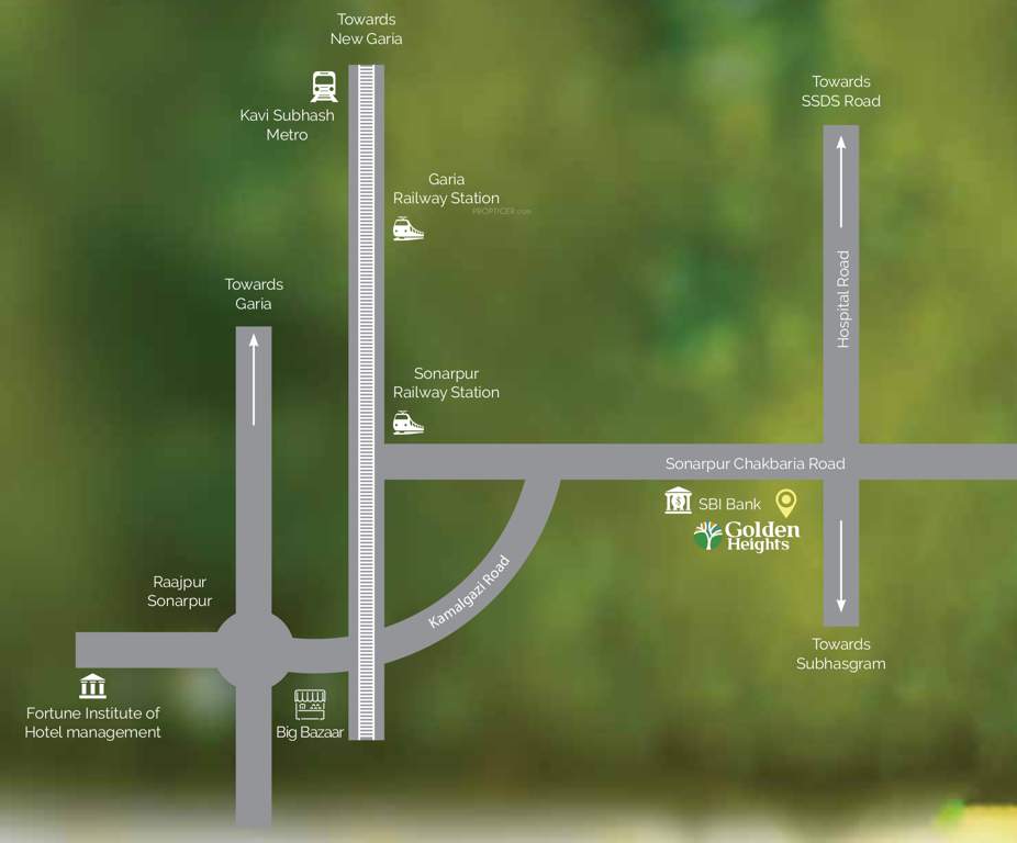 golden heights Images for Location Plan of JG Golden Heights