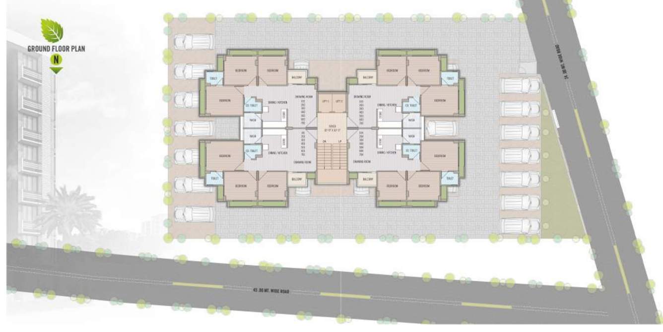  tulsi residency Tulsi Residency Cluster Plan