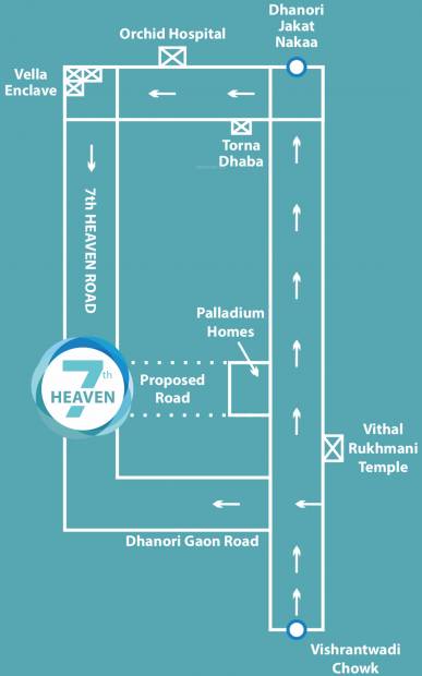 Images for Location Plan of Shri Sai 7th Heaven B Bldg Phase 1