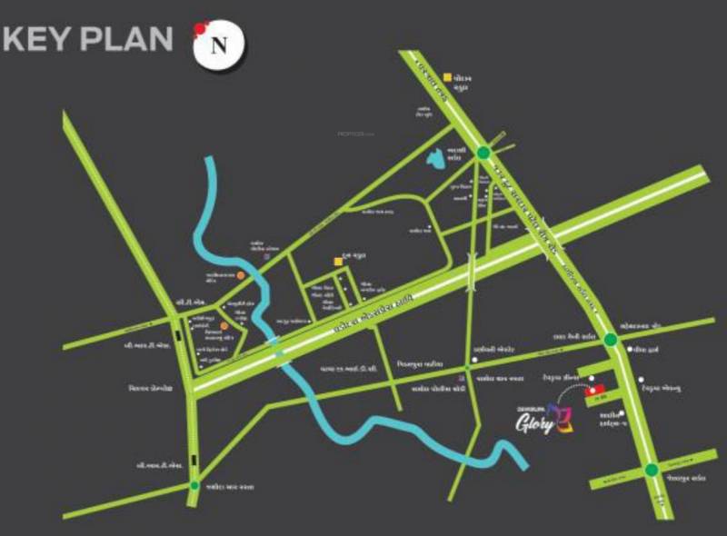 Images for Location Plan of Shreeji Devkrupa Glory