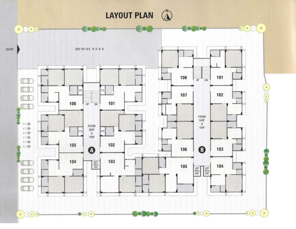  viraj residency Layout Plan