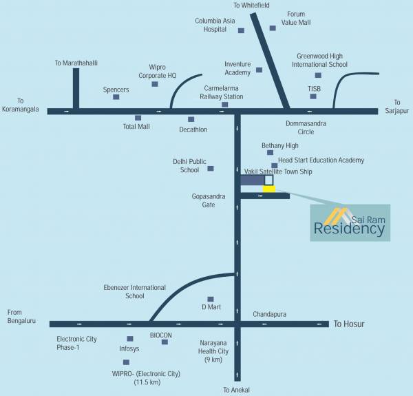 Images for Location Plan of SR Sai Ram Residency