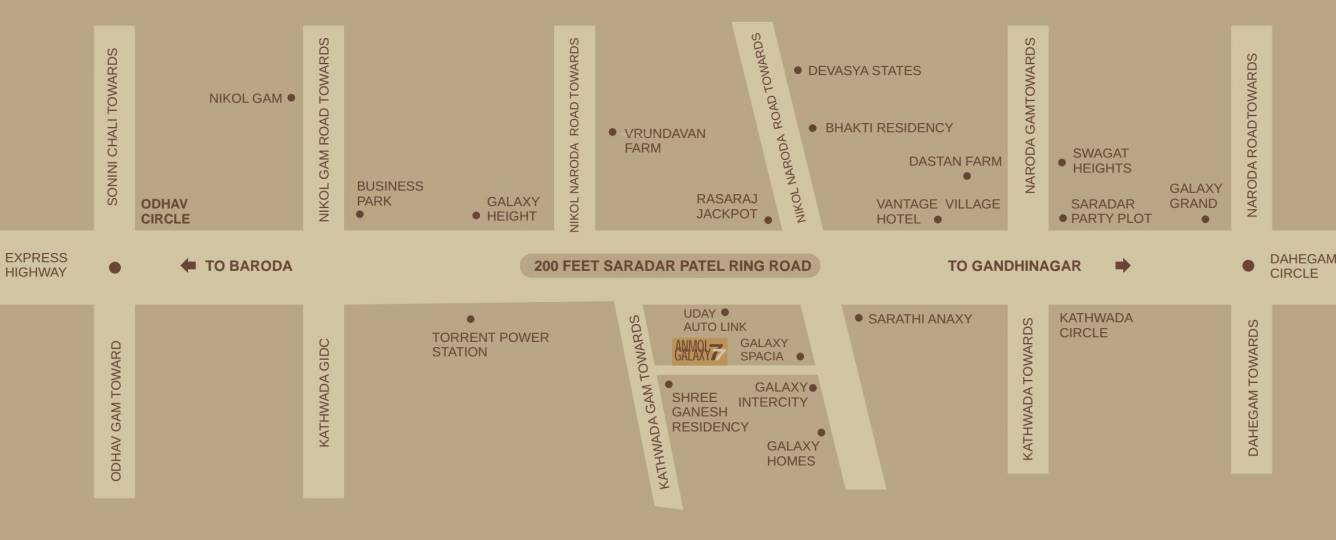 Images for Location Plan of Galaxy Anmol Galaxy 77