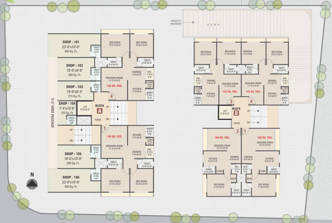 Images for Cluster Plan of Shreeji Nilkanth Residency