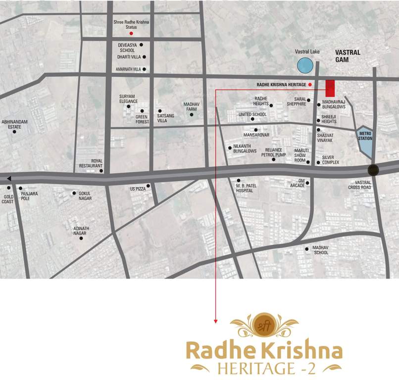 Images for Location Plan of Shyam Shree Radhe Krishna Heritage 2