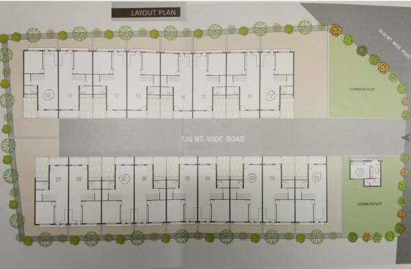 Images for Layout Plan of Shanti Shikshapatri Bunglows